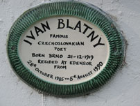 Blatny plaque